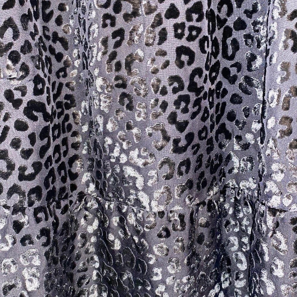 Short cheetah print dress